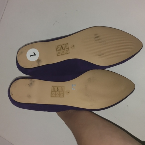 DV by Dolce Vita Purple Suede Lake Flats Size 10 - Picture 5 of 10